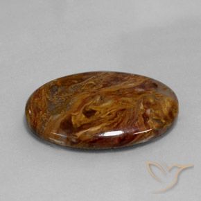Pietersite Multicolore naturale da 21.34 ct, Ovale, Opaco