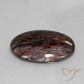 Pietersite Multicolore naturale da 18.72 ct, Ovale, Opaco