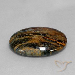 Pietersite Multicolore naturale da 23.92 ct, Ovale, Opaco