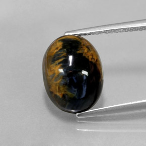 Pietersite Multicolore naturale da 6.03 ct, Taglio ovale, Opaco