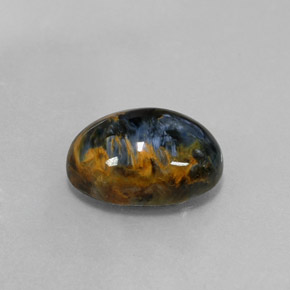 Pietersite Multicolore naturale da 6.03 ct, Taglio ovale, Opaco