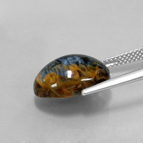 Pietersite Multicolore naturale da 6.03 ct, Taglio ovale, Opaco