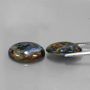 Gemme di Pietersite Multicolore naturale da  ct, Taglio ovale, Opaco