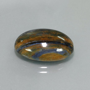 Pietersite Multicolore naturale da 9.38 ct, Taglio ovale, Opaco