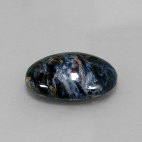 Pietersite naturale multicolore da 8,33 ct, taglio ovale, opaco