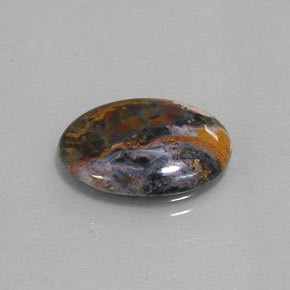 Pietersite Multicolore naturale da 4.33 ct, Taglio ovale, Opaco