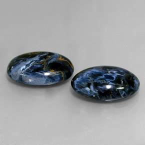 Gemme di Pietersite Multicolore naturale da  ct, Taglio ovale, Opaco