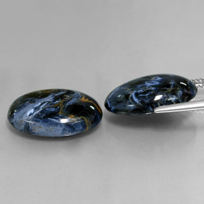 Gemme di Pietersite Multicolore naturale da  ct, Taglio ovale, Opaco