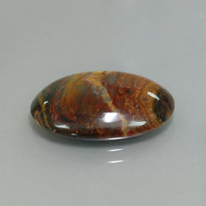 Pietersite Multicolore naturale da 6.54 ct, Taglio ovale, Opaco