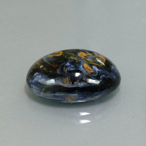 Pietersite naturale multicolore da 9,96 ct, taglio ovale, opaco