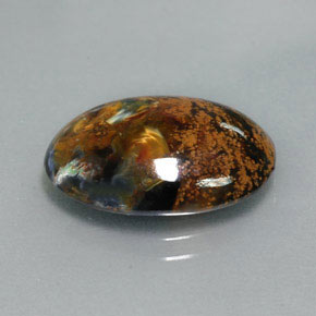 Pietersite Multicolore naturale da 6.78 ct, Taglio ovale, Opaco