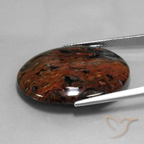 Pietersite Multicolore naturale da 22.30 ct, Ovale, Opaco
