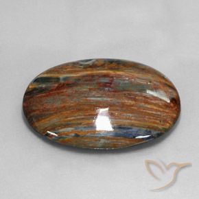 Pietersite Multicolore naturale da 24.58 ct, Ovale, Opaco
