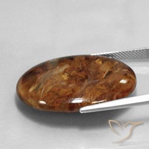 Pietersite Multicolore naturale da 24.72 ct, Ovale, Opaco