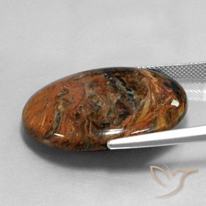 Pietersite Multicolore naturale da 25.96 ct, Ovale, Opaco