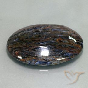 Pietersite Multicolore naturale da 25.84 ct, Ovale, Opaco
