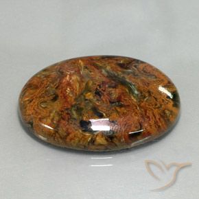 Pietersite Multicolore naturale da 28.14 ct, Ovale, Opaco