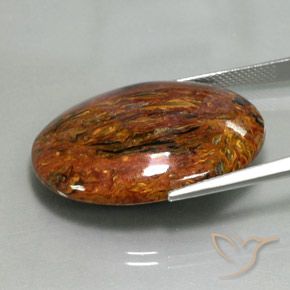 Pietersite Multicolore naturale da 28.89 ct, Ovale, Opaco
