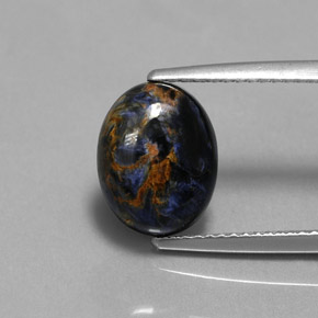 Pietersite Multicolore naturale da 3.23 ct, Taglio ovale, Opaco