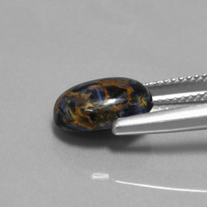 Pietersite Multicolore naturale da 3.23 ct, Taglio ovale, Opaco