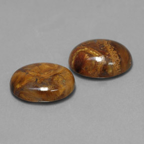Pietersite naturale multicolore da  ct, taglio ovale, opaco