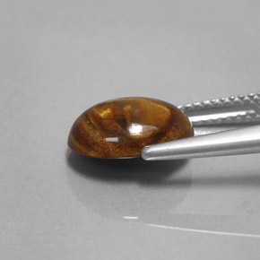 Pietersite naturale multicolore da 2,80 ct, taglio ovale, opaco