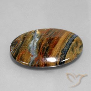 Pietersite Multicolore naturale da 19.85 ct, Ovale, Opaco