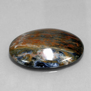 Pietersite Multicolore naturale da 28.09 ct, Taglio ovale, Opaco