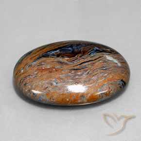Pietersite Multicolore naturale da 27.58 ct, Ovale, Opaco