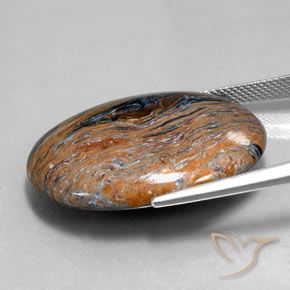 Pietersite Multicolore naturale da 27.58 ct, Ovale, Opaco