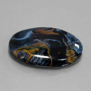 Pietersite Multicolore naturale da 27.99 ct, Taglio ovale, Opaco