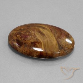 Pietersite Marrone medio naturale da 25.45 ct, Ovale, Opaco