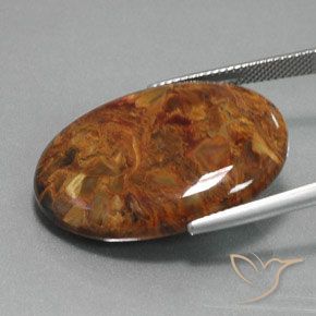 Pietersite Multicolore naturale da 27.33 ct, Ovale, Opaco