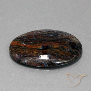 Pietersite Multicolore naturale da 21.47 ct, Ovale, Opaco