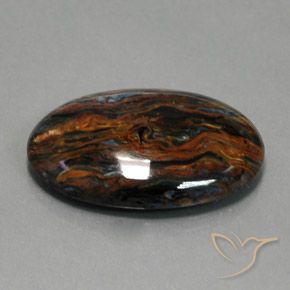 Pietersite Multicolore naturale da 30.02 ct, Ovale, Opaco
