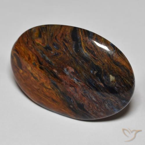 Pietersite Multicolore naturale da 21.73 ct, Ovale, Opaco