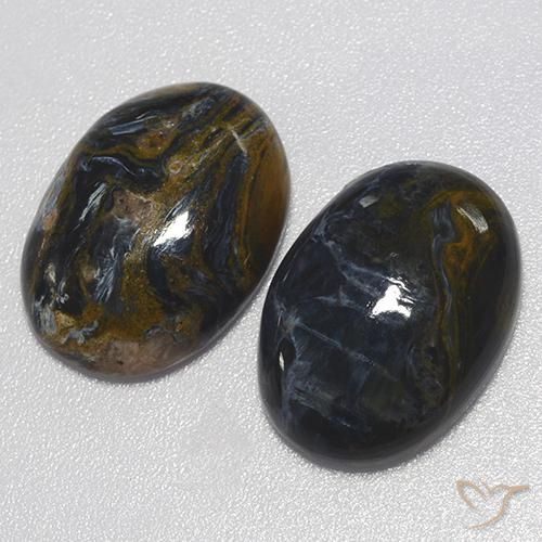 Gemme di Pietersite Multicolore naturale da 18.62 ct, Ovale, Opaco