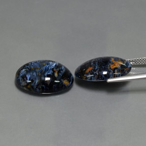 Gemme di Pietersite Multicolore naturale da  ct, Taglio ovale, Opaco