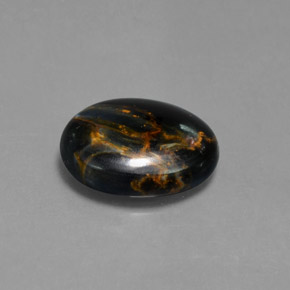 Pietersite Multicolore naturale da 5.19 ct, Taglio ovale, Opaco
