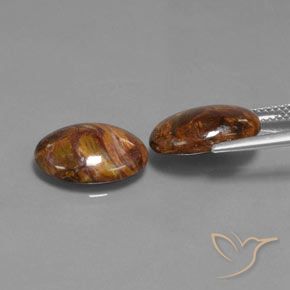 Gemme di Pietersite Multicolore naturale da 8.23 ct, Ovale, Opaco
