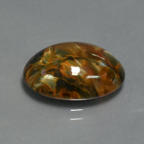 Pietersite Multicolore naturale da 7.00 ct, Taglio ovale, Opaco