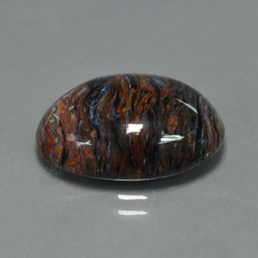 Pietersite Multicolore naturale da 8.77 ct, Taglio ovale, Opaco