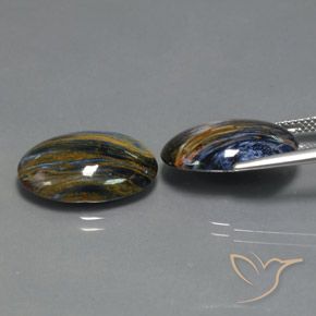 Gemme di Pietersite Multicolore naturale da 16.26 ct, Ovale, Opaco