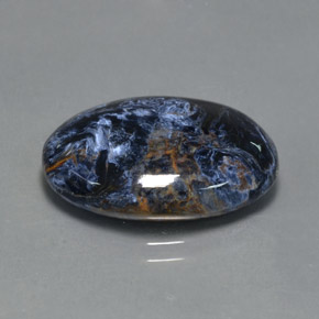 Pietersite naturale multicolore da 10,42 ct, taglio ovale, opaco
