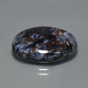 Pietersite Multicolore naturale da 12.34 ct, Taglio ovale, Opaco