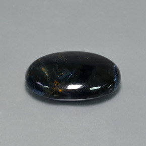 Pietersite naturale multicolore da 10,70 ct, taglio ovale, opaco