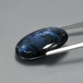 Pietersite naturale multicolore da 10,70 ct, taglio ovale, opaco