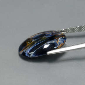 Pietersite Multicolore naturale da 6.54 ct, Taglio ovale, Opaco