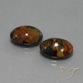 Gemme di Pietersite Multicolore naturale da 9.39 ct, Ovale, Opaco