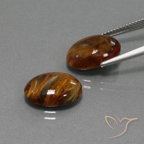 Gemme di Pietersite Multicolore naturale da 8.66 ct, Ovale, Opaco